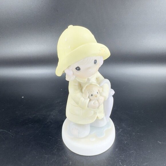 1992 Precious Moments AN EVENT FOR ALL SEASONS Ceramic Porcelain Figurine VTG - Picture 8 of 10